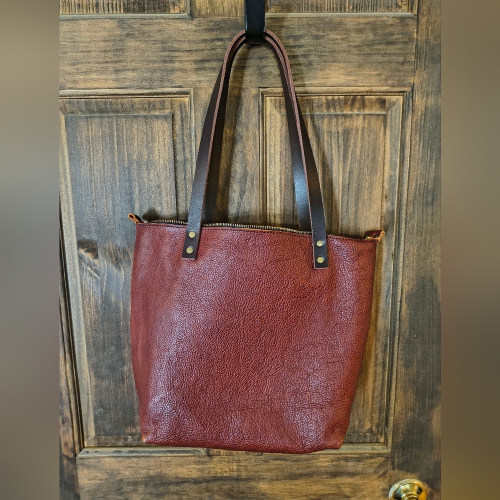 Portland Leather Goods Medium Zipper Tote - Picture 2 of 10